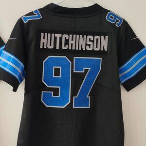 kids 97 Aidan Hutchinson Youth 2024 Black Jersey